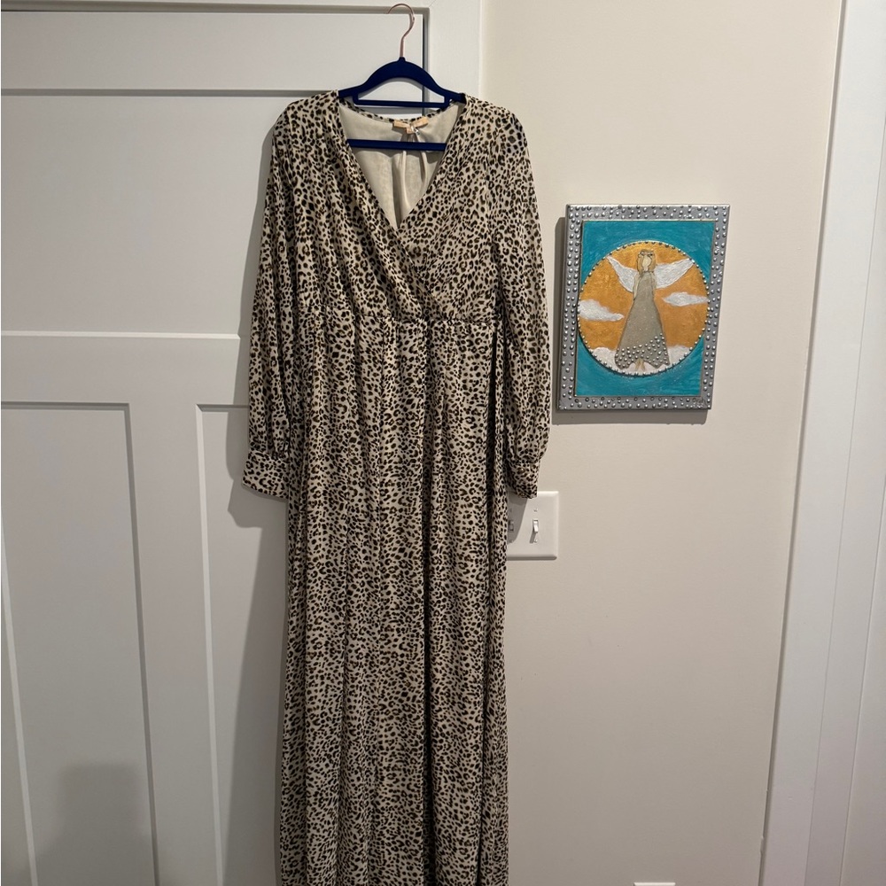 Leopard Print Maxi Dress